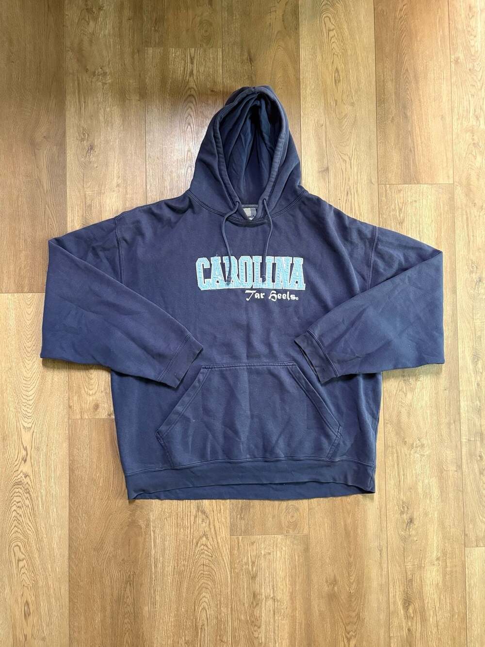 J. America Navy Blue Carolina Tar Heels Hoodie XXL